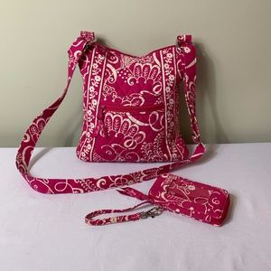 Vera Bradley Bundle of (2) Purse and Wristlet